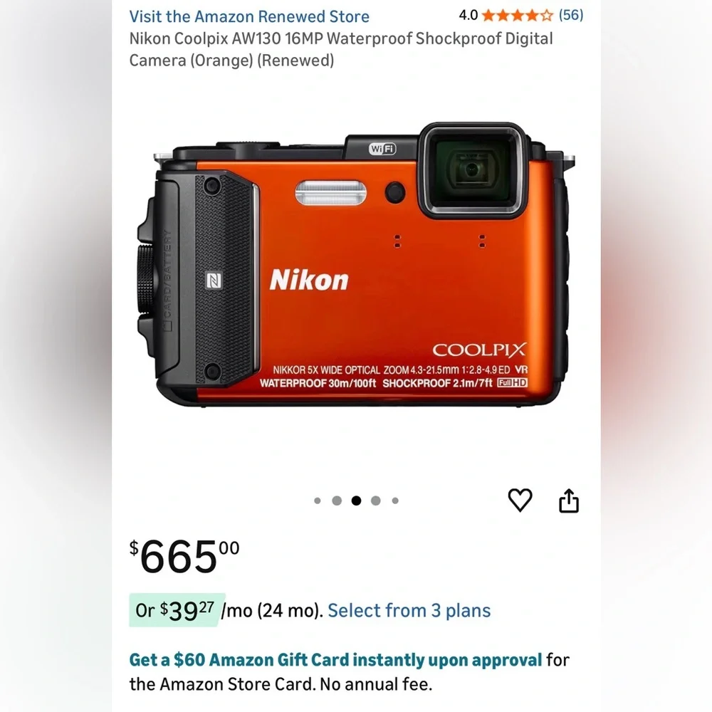 Nikon coolpix aw130